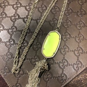 Kendra Scott neon yellow rayne